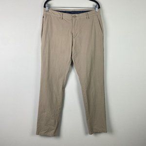Vineyard Vines On the Go Performance Pants 32x32 Men Khaki Stretch Golf